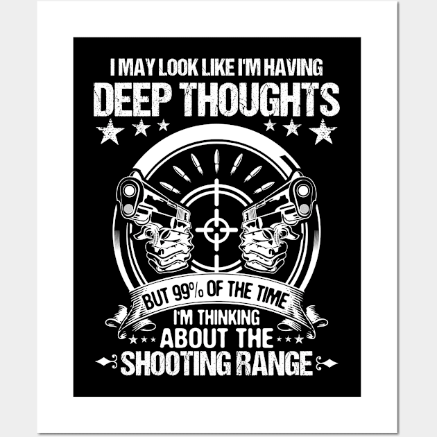 Shooting Sports/Shooter/Shooting Range/Guns/Rifles Wall Art by Krautshirts